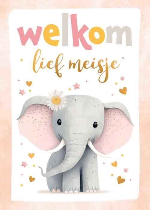 Welkom lief meisje