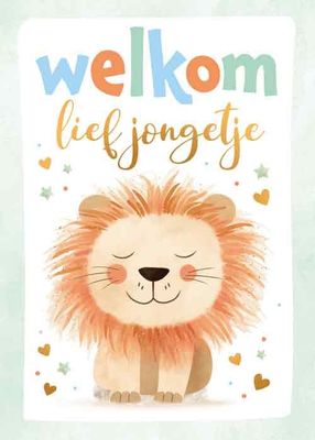 Welkom lief jongetje