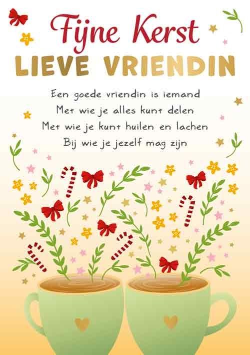 Fijne Kerst Lieve vriendin