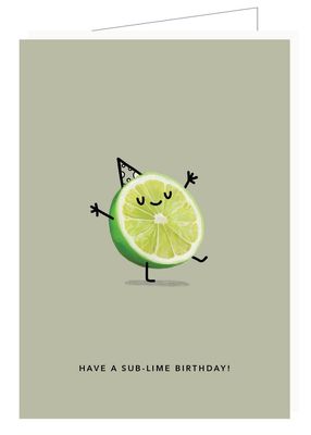 Have a sub-lime birthday!