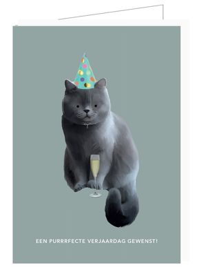Een purrrfecte verjaardag gewenst!