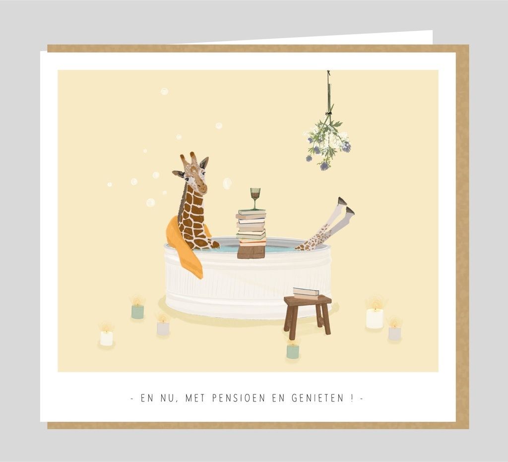 En nu, met pensioen en genieten!