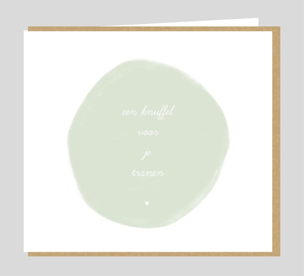 Een knuffel voor je tranen