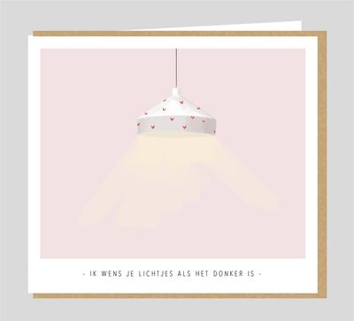 Ik wens je lichtjes als het donker is