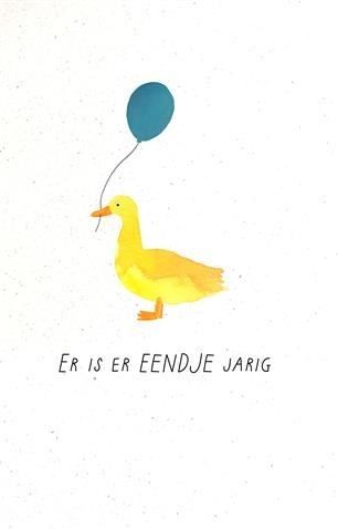 Er is er eendje jarig