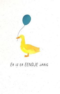 Er is er eendje jarig