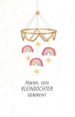 Hoera, een kleindochter geboren!