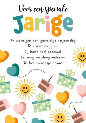 Voor een speciale jarige
