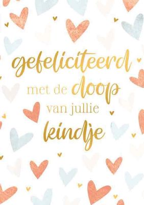 Gefeliciteerd met de doop van jullie kindje