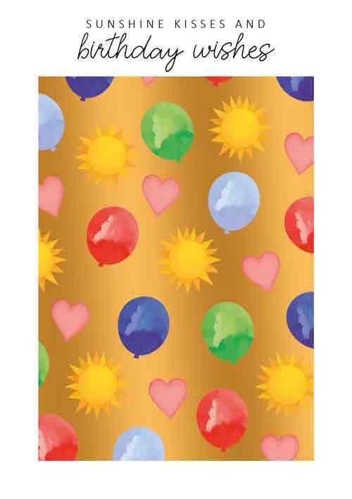 Sunshine Kisses and Birthday Wishes