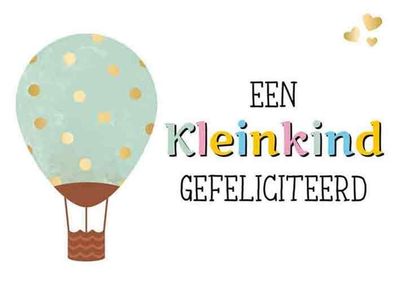 Een kleinkind gefeliciteerd