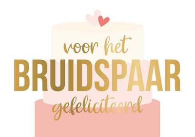 Voor het bruidspaar gefeliciteerd