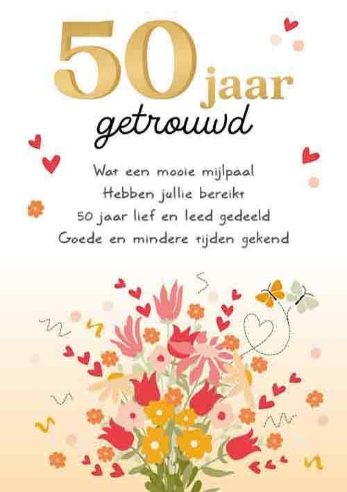 50 jaar getrouwd