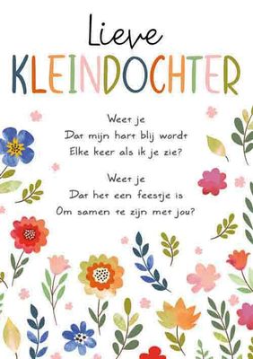 Lieve kleindochter