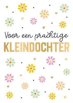 Voor een prachtige kleindochter