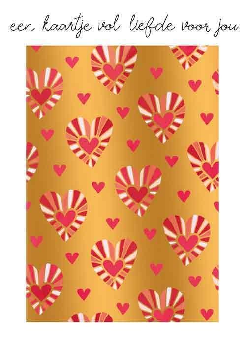 Een kaartje vol liefde voor jou
