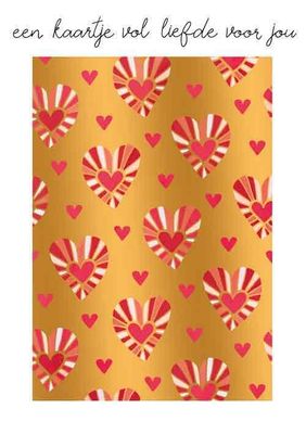 Een kaartje vol liefde voor jou