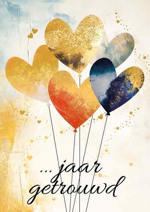 ... jaar getrouwd