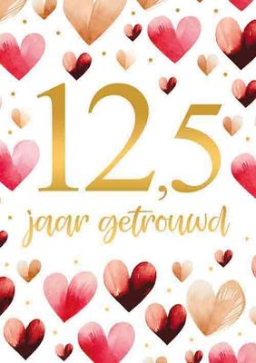 12 ½ jaar getrouwd