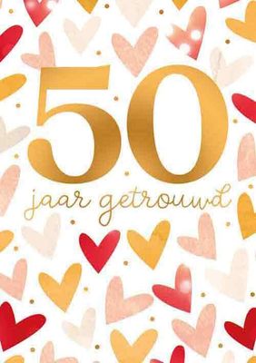 50 jaar getrouwd
