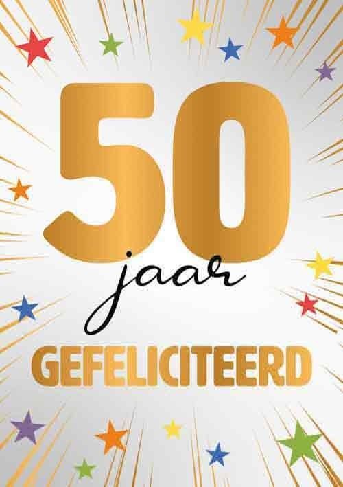 50 jaar gefeliciteerd