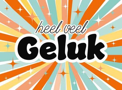 Heel veel geluk