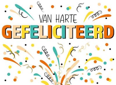 Van harte gefeliciteerd