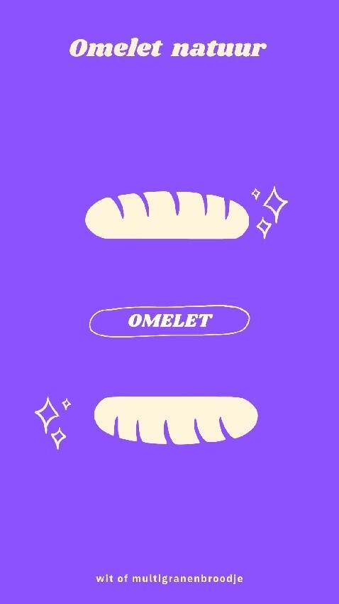 Omelet natuur