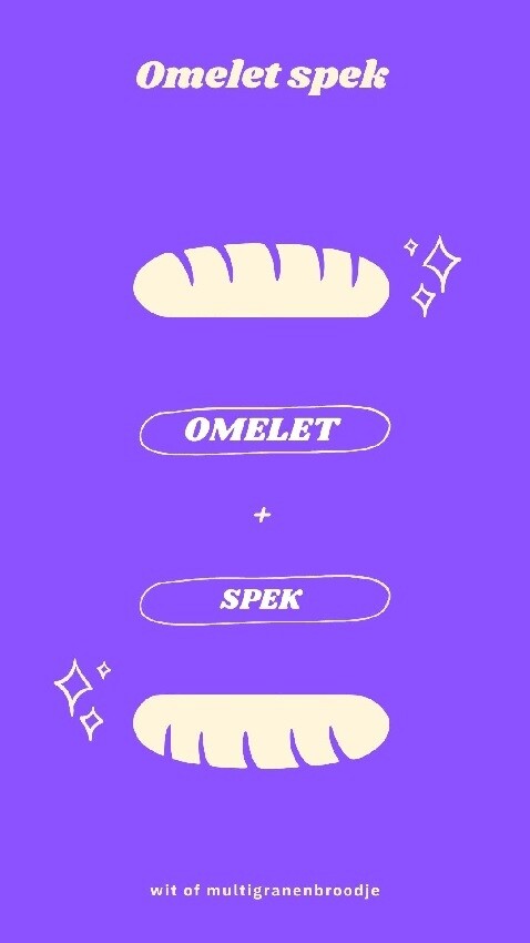 Omelet spek