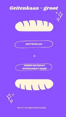 Geitenkaas - groot