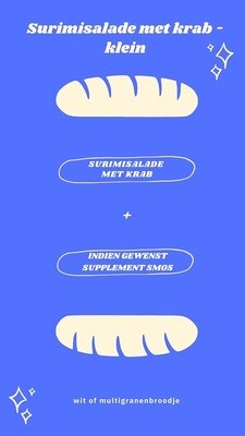 Surimisalade met krab - klein