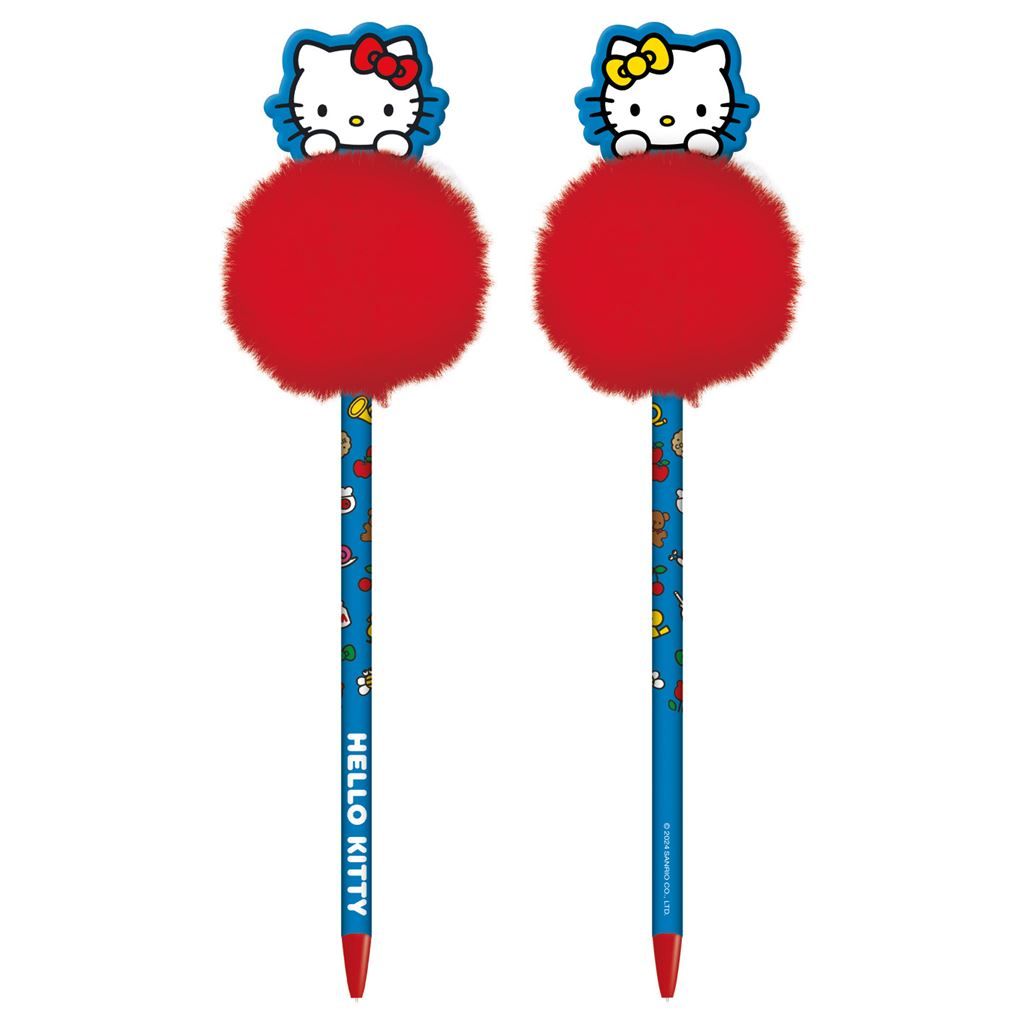 Pom pom pen Hello Kitty