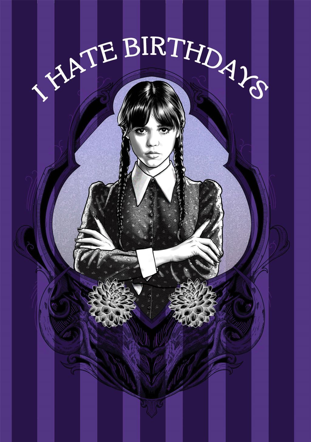 Wenskaart Wednesday I Hate Birthdays