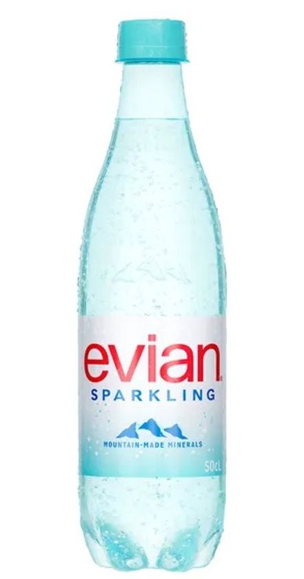 Evian sparkling mineraalwater (50cl)