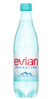 Evian sparkling mineraalwater (50cl)