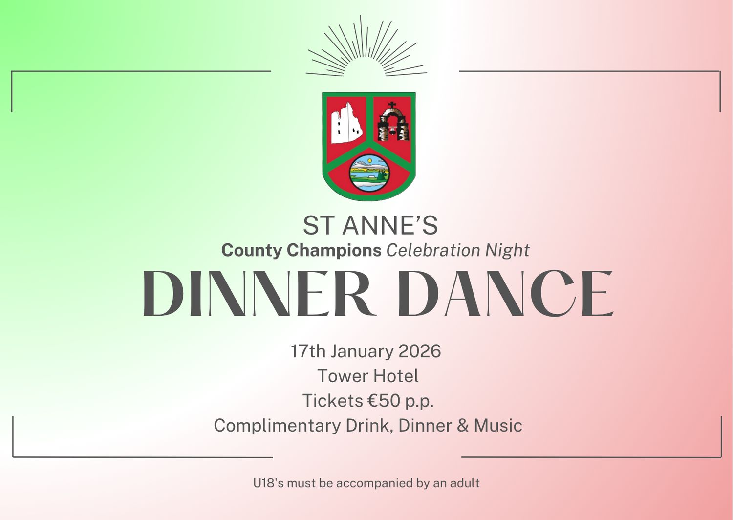 St Anne’s Dinner Dance
