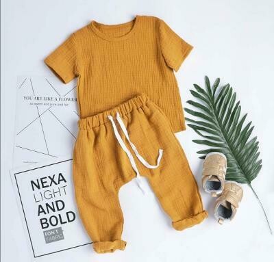 Tan Linen Set