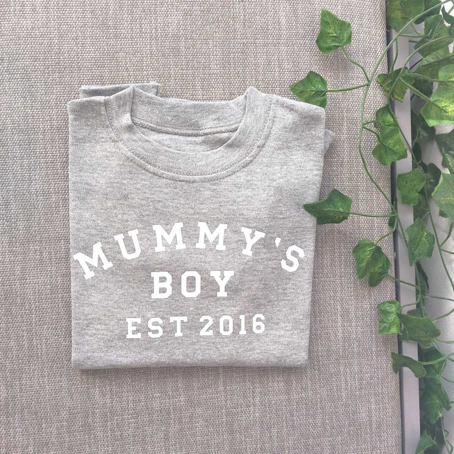 Mummy's boy/girl