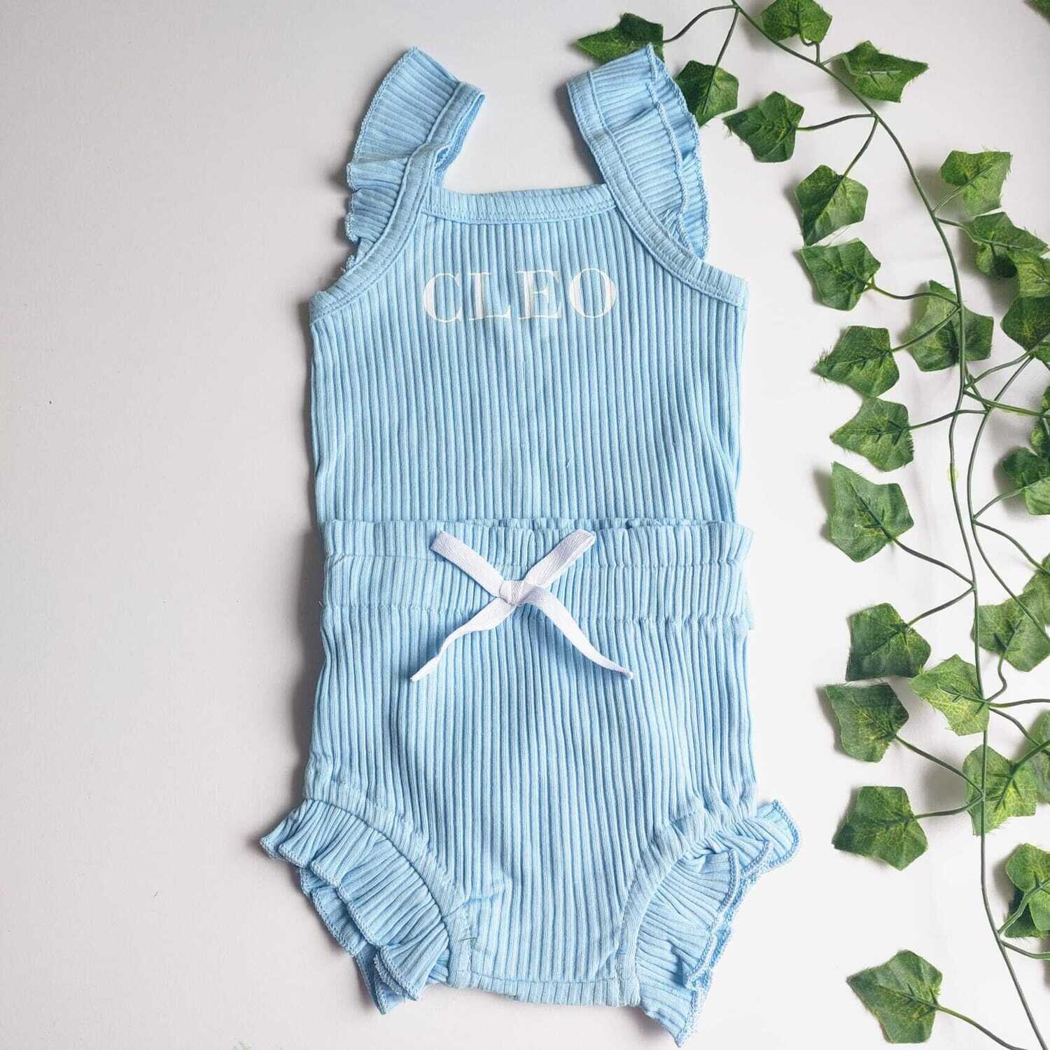 Personalised Blueberry Ice Cream Set