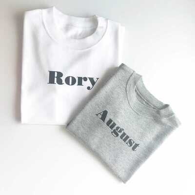 Personalised Name T Shirt