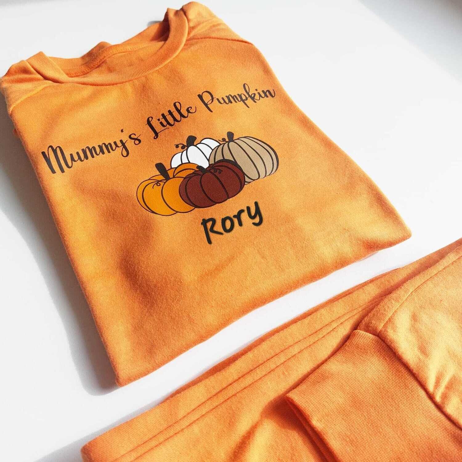 Mummys / Daddys Little Pumpkin  Loungewear Set