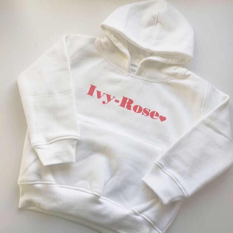 Personalised Heart Hoodie