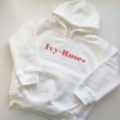Personalised Heart Hoodie