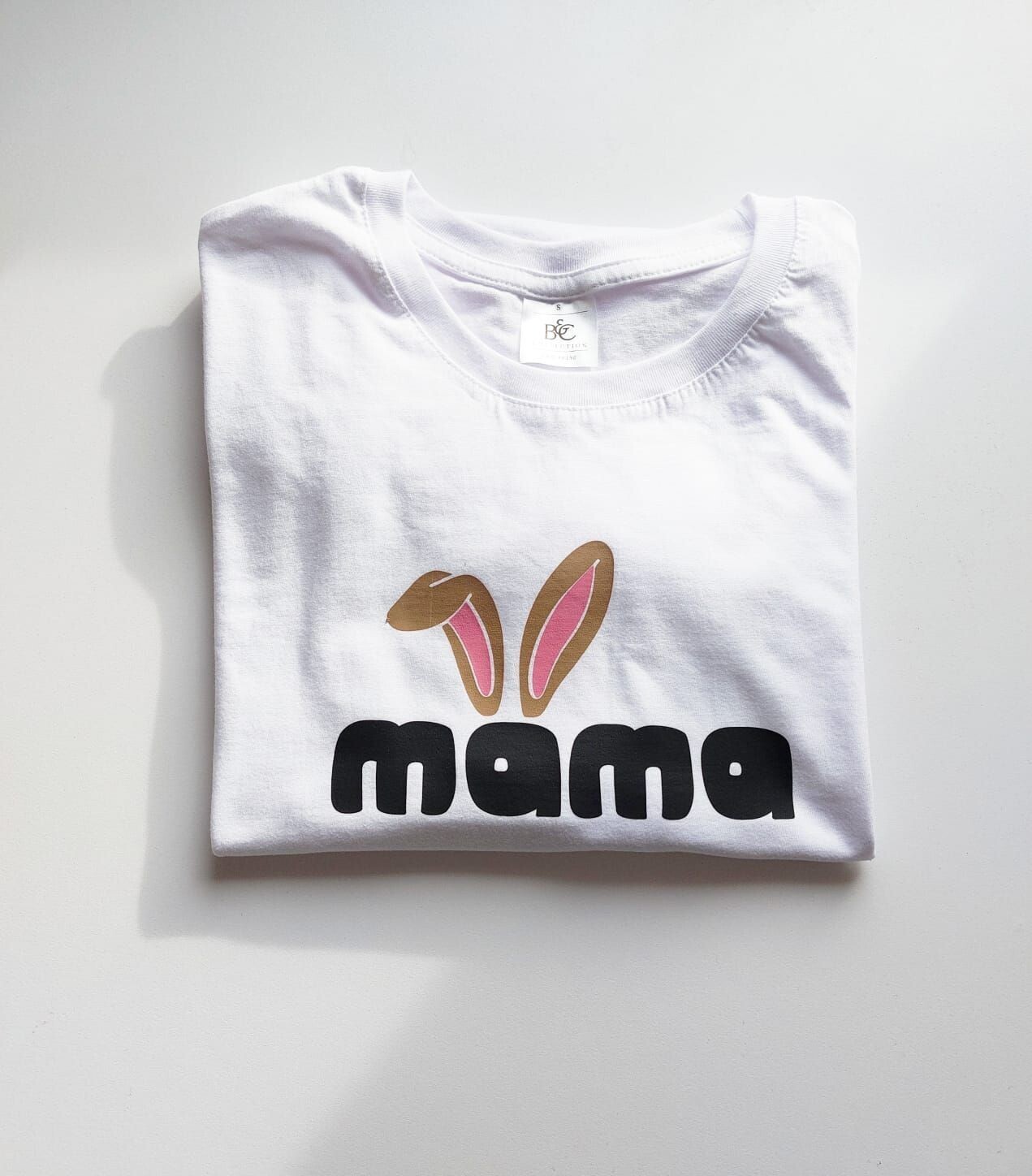 Bunny Mama  Top White- Adult