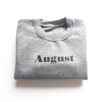 Name Sweater Grey