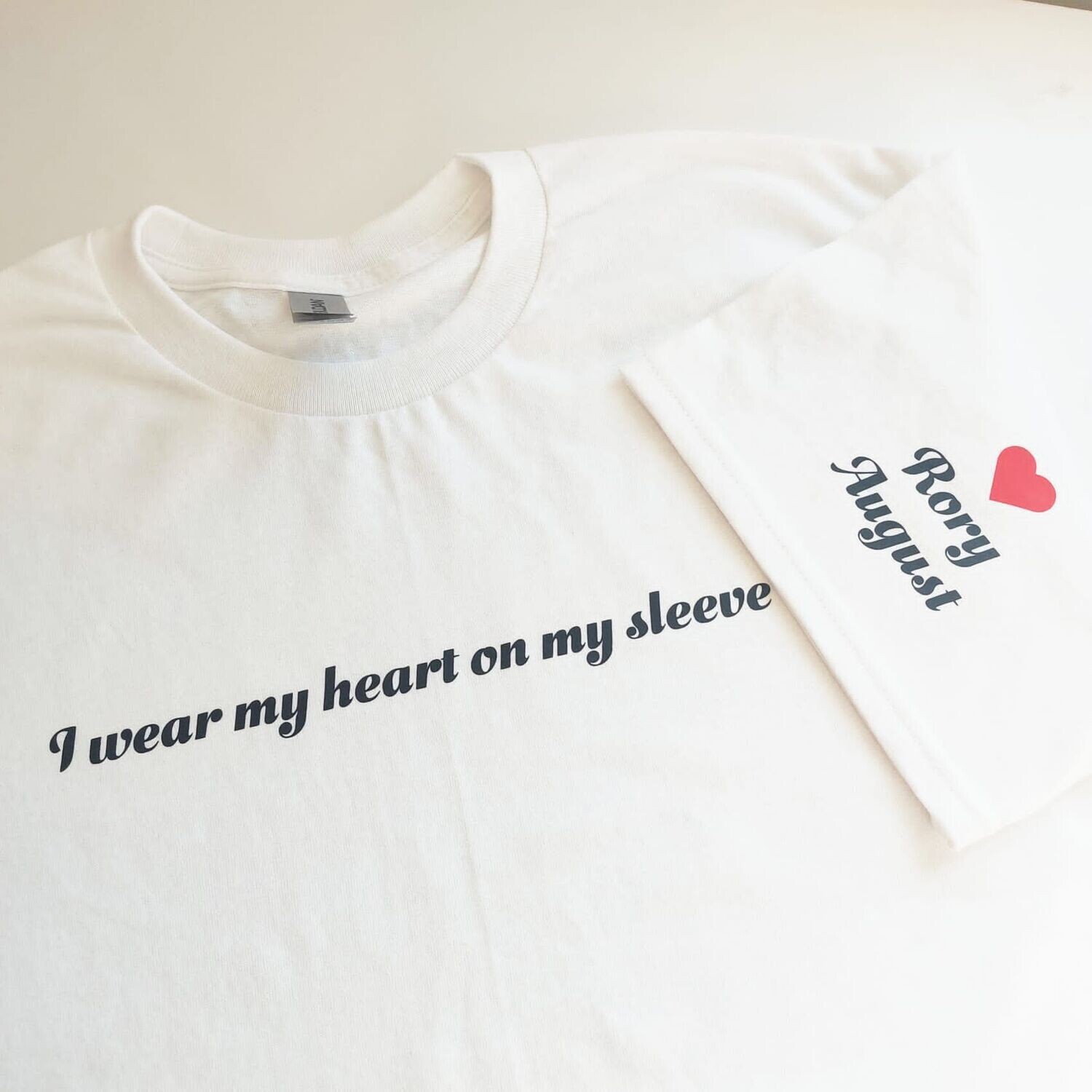 I Wear My Heart On My Sleeve Top - Adult