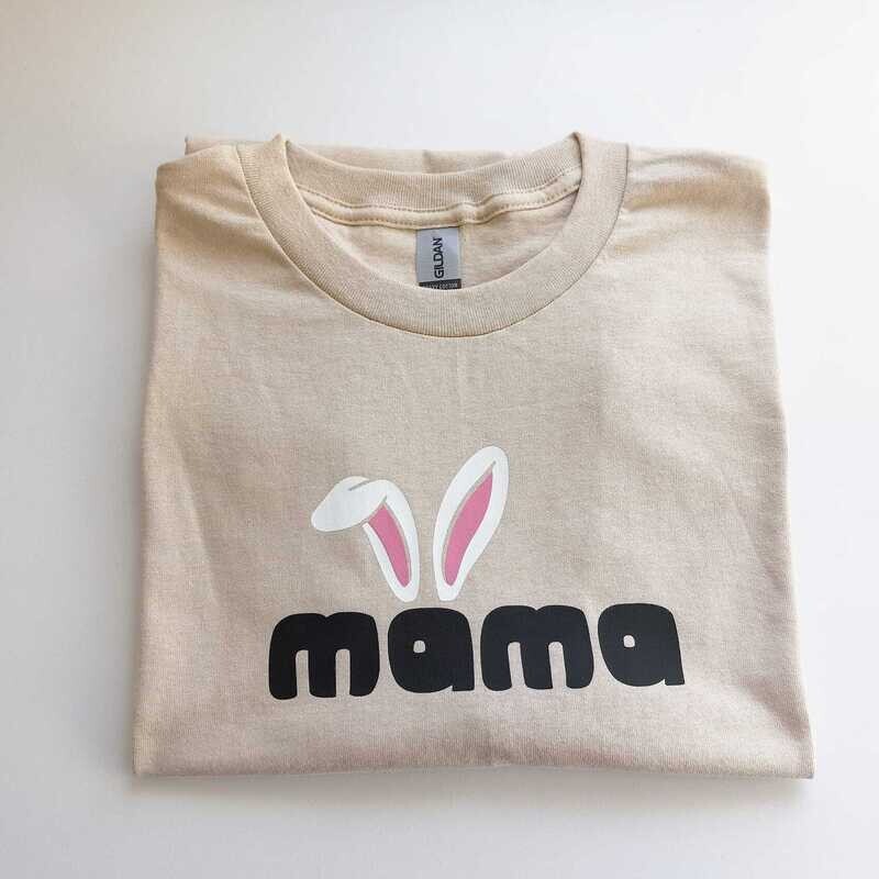 Bunny Mama  Top Brown- Adult