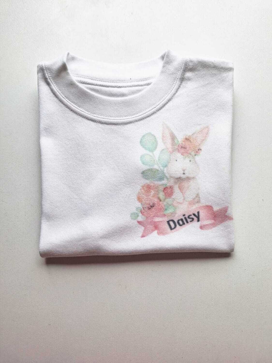 Spring Bunny Top Girl