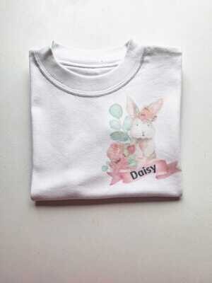 Spring Bunny Top Girl