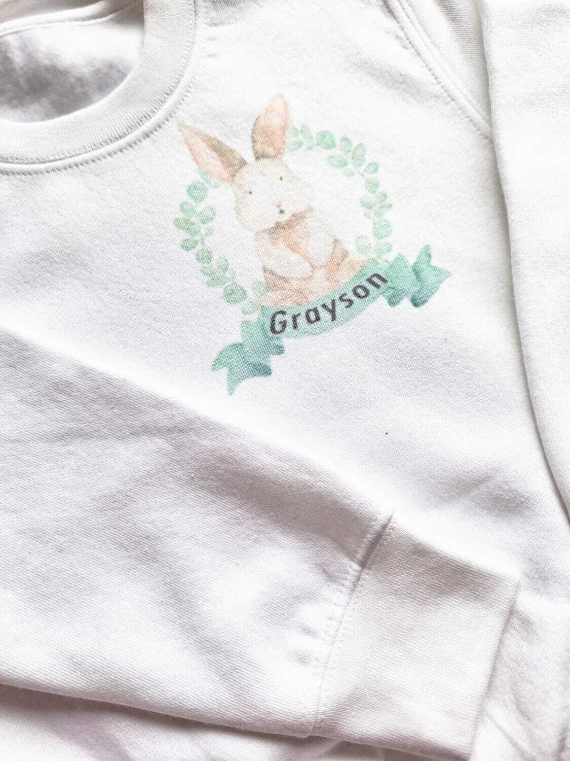 Spring Bunny Sweater - Girl